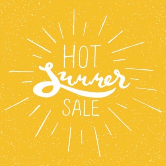 Yellow Hot Summer Sale Poster - Picture 1 of 1